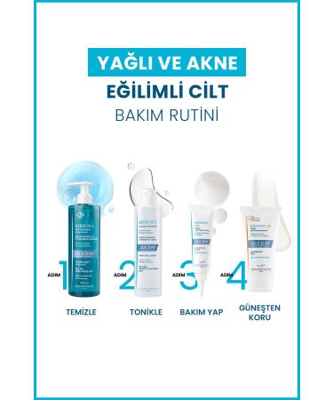 Ducray Keracnyl Gel Cleansing Gel for Oily and Acne Prone Skin 400ml - Buy Online on GoSupps.com