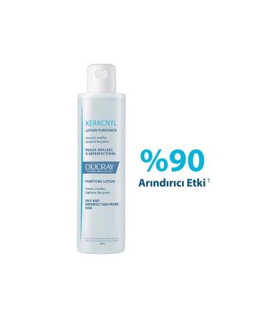 Ducray KERACNYL Lotion Pore tightening skin cleansing lotion-200 ML - Buy Online on GoSupps.com