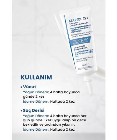 Ducray Kertyol Pso Concentrate Cream for Hair and Body Skin 100 ml - Buy Online on GoSupps.com