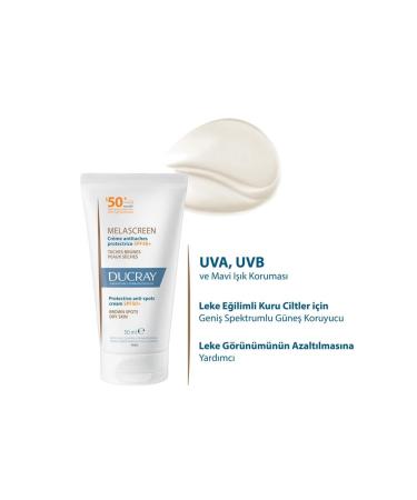 Ducray Melascreen Sunscreen for Blemish Prone and Dry Skin SPF 50+ 50 ml