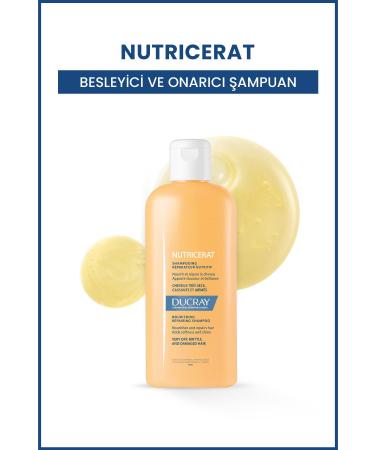 Ducray Nutricerat Nourishing Shampoo for Dry and Damaged Hair 200 ml 3282779178662