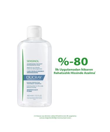 Ducray SENSINOL Shampoo Shampoo that helps reduce the feeling of discomfort on the sensitive scalp - 400 ML - Buy Online on GoSupps.com