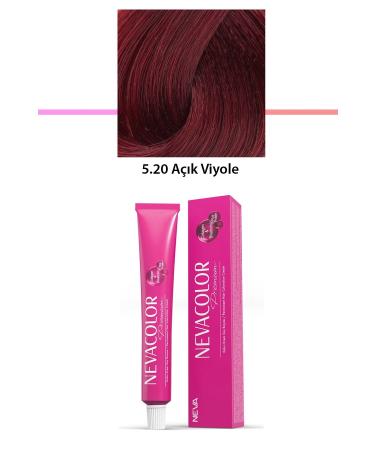 Easy Supply Premium 5.20 Light Violet - Permanent Cream Hair Dye 50 g Tube