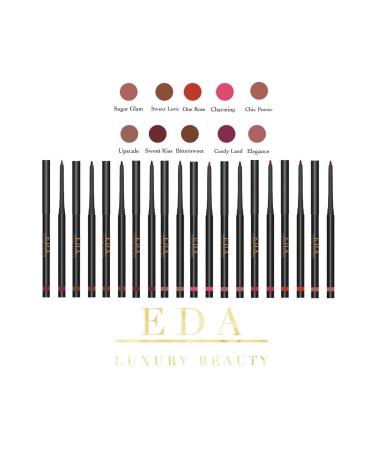 EDA LUXURY BEAUTY Chic Power Pink Brown Automatic Lip Liner Creamy Contour Lip Pencil Long Wear Lip Pencil - Buy Online on GoSupps.com