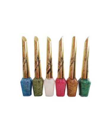 ELFSELY 6 Color Glitter Eyeliner Economic