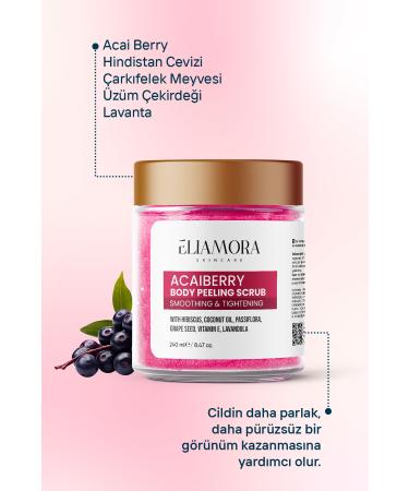 eliamora Body Scrub Nourishing Purifying Moisturizing Body Peeling - Buy Online on GoSupps.com