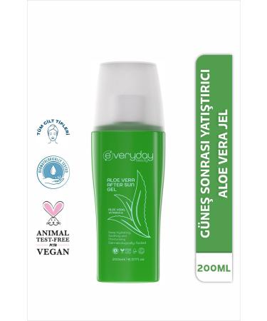 Everyday Beauty Aloe Vera After Sun Lotion 200ml Moisturizing Relaxing Soothing Effect
