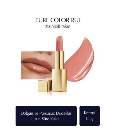 Estee Lauder Creamy Lipstick - Pure Color Creme Lipstick Creamy Satin Finish - 3.5gr - Color: 826 Modern Muse