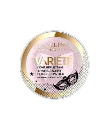 Eveline Cosmetics Mineral Pigment Containing Hyaluronic Acid Light Reflecting Translucent Loose Powder 6 gr