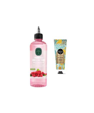 Ey p Sabri Tuncer Raspberry Vinegar & Hair Tonic 500 ml and Soul Beauty Hand and Body Cream 50 ml
