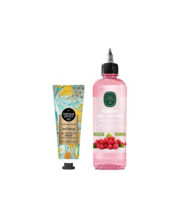 Ey p Sabri Tuncer Raspberry Vinegar & Hair Tonic 500 ml and Hand and Body Cream Soul Beauty 50 ml