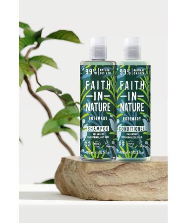 Faith In Nature Natural Balancing Shampoo&Conditioner Rosemary - Buy Online on GoSupps.com
