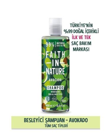 Faith In Nature Natural Nourishing Shampoo Avocado For All Hair Types