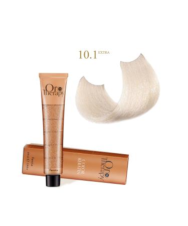 Fanola Oro Therapy 24k Color Keratin With Gold & Argan Oil 100ml (AMMONIA FREE) 10.1 Ex Blonde Platinum Ash