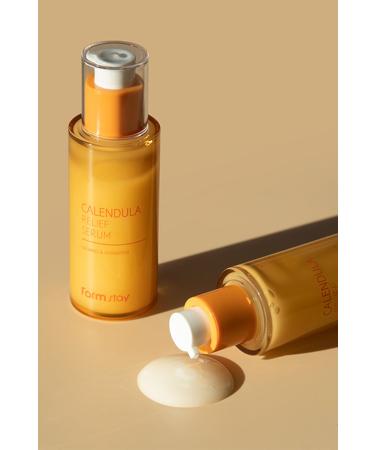 Farmstay Calendula Relief - Soothing and Moisturizing Vegan Serum for Sensitive Skin 50 ml - Buy Online on GoSupps.com