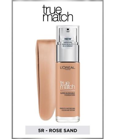 L'Oreal Paris L'Or al Paris True Match Caring Foundation 5R ROSE SAND - Buy Online on GoSupps.com