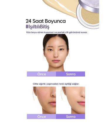 Missha Intensive Concealer Moist and Shiny Finish Cushion Glow Layering Fit Cushion No.17 Ivory SPF50+/PA++++ - Buy Online on GoSupps.com