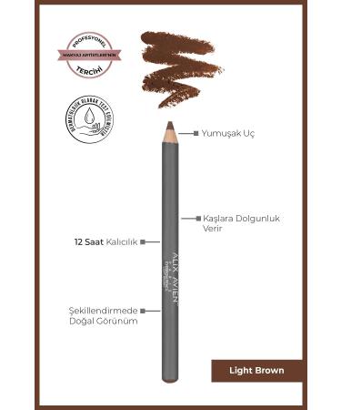Alix Avien Eyebrow Pencil Light Brown