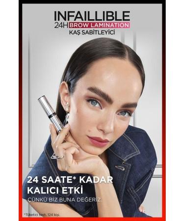 L'Oreal Paris Infaillible 24H Brow Lamination Transparent Eyebrow Fixer - Buy Online on GoSupps.com