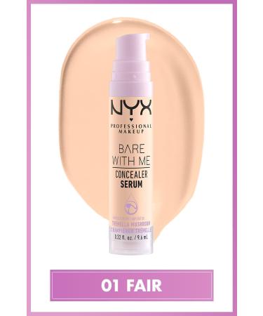 NYX Professional Makeup Bare With Me Concealer Serum 01 Fair Concealer - Buy Online on GoSupps.com