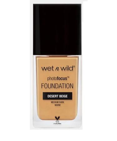 WET N WILD Photo Focus Foundation - Desert Beige E372c