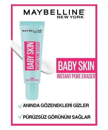 Maybelline New York Baby Skin Pore Concealing Makeup Base & Mini Super Stay Matte Ink Lipstick 15 Lover 2.7 ML - Buy Online on GoSupps.com