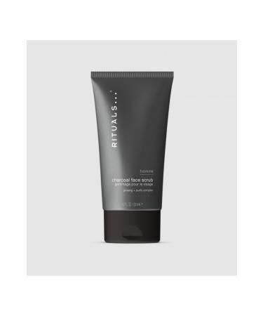 Rituals Charcoal Facial Scrub Purifying & Pre-Shave Care with Ginseng and Purify Complex 125ML