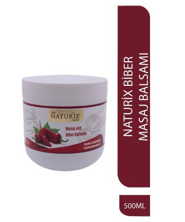 Naturix Pepper Balsam Body Firming and Lifting 500 Ml Red Paprika Massage Gel