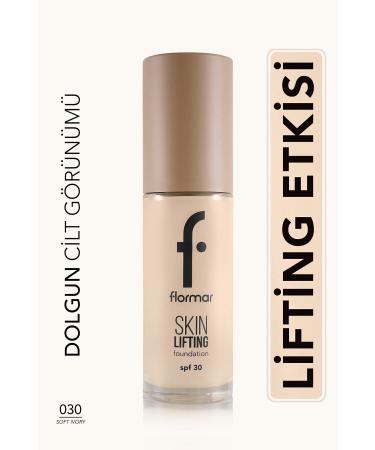 Flormar SPF30 Firming Makeup Complementary Foundation Skin Lifting Fdt. - 100 Sands NTRLB445