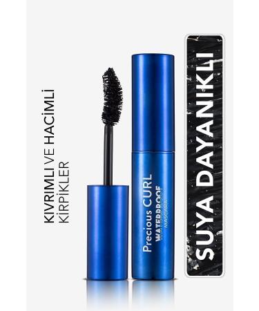 Flormar Volume and Curl Waterproof Mascara (INTENSIVE BLACK) - Precious Curl Mascara - 003 - 8690604542376