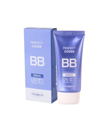 FOODAHOLIC Perfect Cover BB Cream SPF41 PA+++ Collagen & Snail Mucin Korean BB Cream 50ml