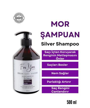 For You Gold Silver Purple Shampoo (Anti-orange Purple Silver Shampoo)