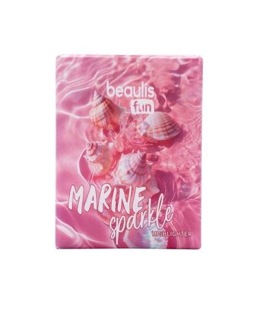beaulis Fun Marine Sparkle Powder Illuminator 640 Rose Radiance For a Bright and Lively Skin