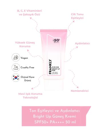 FRANKLY Bright Up Sun Cream SPF50+ PA++++ 50 ml