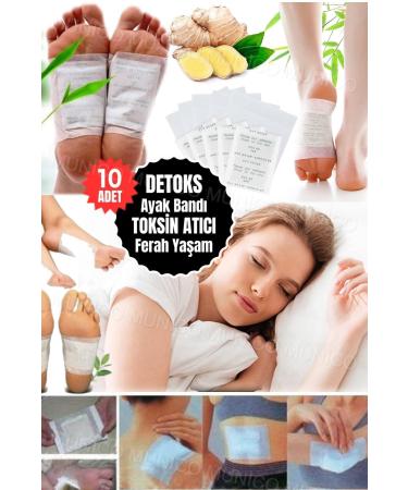 Gaggani Energizing Detox Foot Patch - Deep Sleep and Relaxation with 10 Bamboo Vinegar Foot Masks