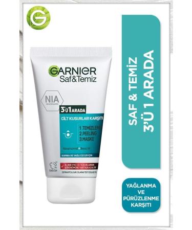 Garnier Pure & Clean Anti-Oily & Anti-Imperfections 3 in 1 150 ml