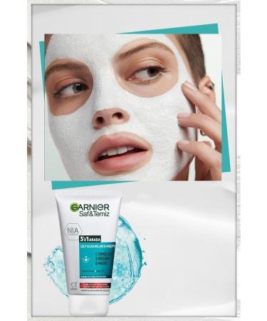 Garnier Pure & Clean Anti-Oily & Anti-Imperfections 3 in 1 150 ml - Buy Online on GoSupps.com