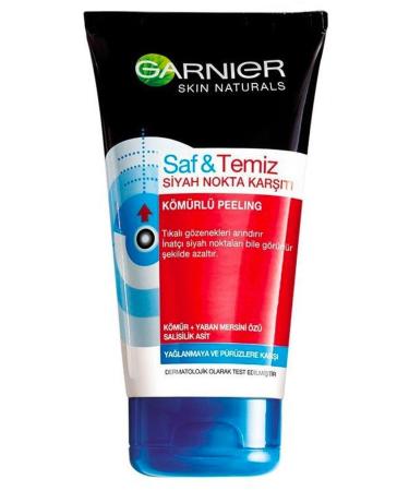 Garnier Brand: Peeling Pure & Clean Anti-Blackhead Charcoal 150 Ml Category: Make-Up Remover