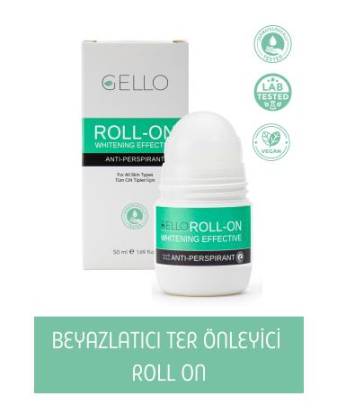 GELLO Whitening Roll On Sweat and Anti-Sweat 50 ml
