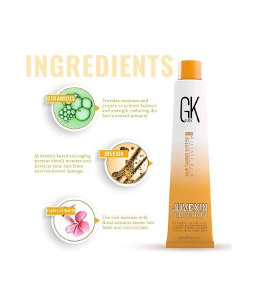 GK HAIR Juvexin Cream Color Gkhair Hair Dye 100 ml 6.01 Cool Dark Blonde