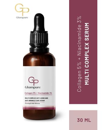 Glampure MULTI COMPLEX ANTI-AGING AND ANTI-WRINKLE COLLEGEN 5% + NIACINAMIDE 3% SERUM