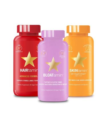 HAIRtamin Advanced Formula 30 Vegan Capsules triple set