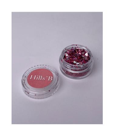 HillsButik Hills'b Pink Glitter Flake 5ml/5gr