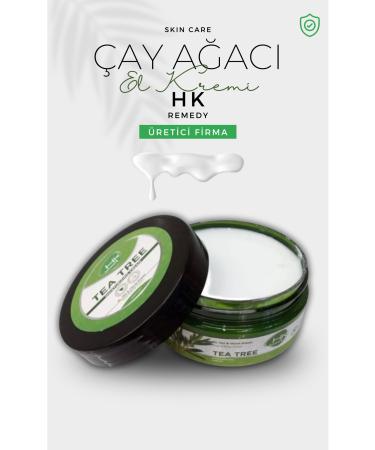 HK Remedy TEA TREE Hand Face Cream 200 ml Jar