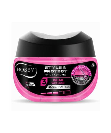 Hobby Wet Gel - Style & Protect 24 Hour Effective - 250 ml--Naturals Beauty--