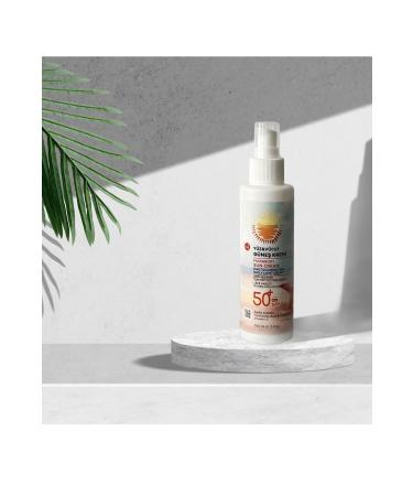 Hsport Vitamin 50 factor anti-stain face and body Sun Cream Spf 50+ 150 ml High Protection sun lotion