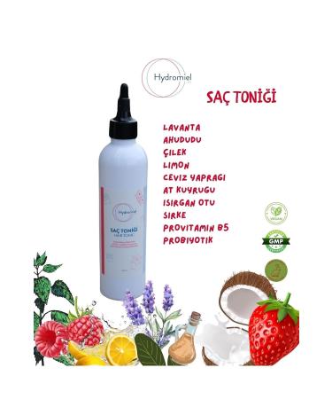 HYDROMIEL Hair Tonic - Probiotic and Natural Fruit Extract - For Children and Parents 250ml