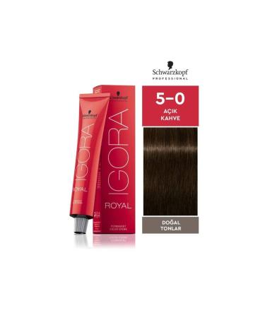 Igora Igora Royal Natural Tones 5-0 Light Brown Hair Dye 60ml
