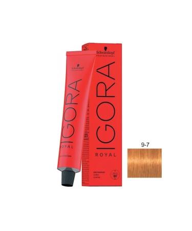Igora Royal 9-7 Blonde Copper Hair Dye 60ml