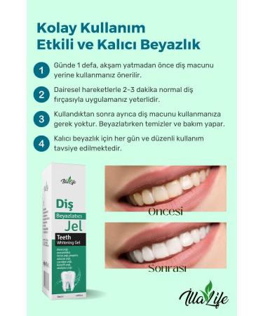  lla Life Whitening Expert Fast Acting Teeth Whitening Gel New Generation Teeth Polishing and Cleaning Gel 50 ml - Buy Online on GoSupps.com